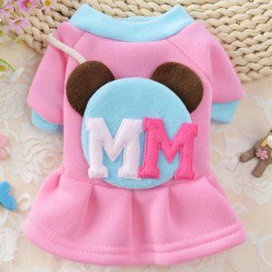 Cartoon Dog Jacket with Skirt